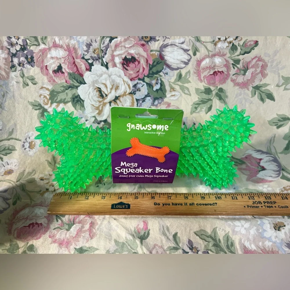 Gnawsome Mega Squeaker Bone Dog Toy